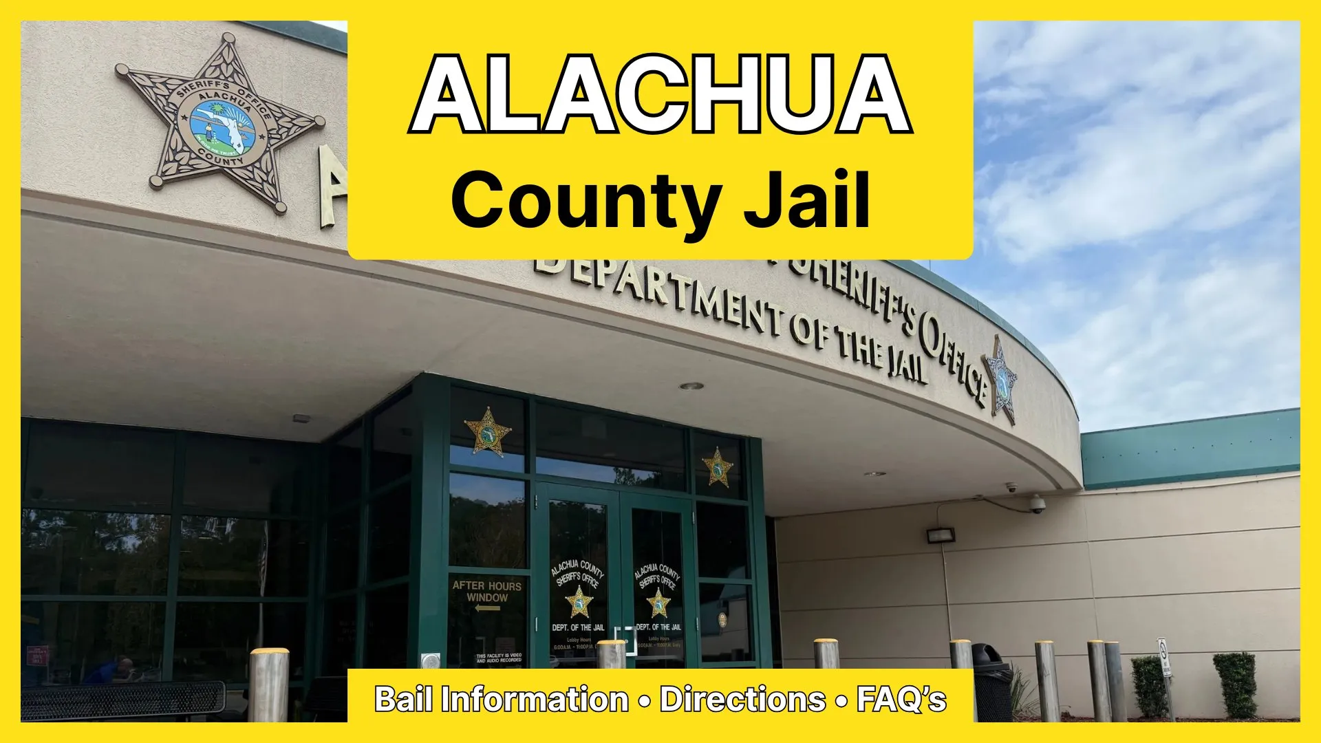 Alachua County Jail - Alachua County jail facility in Gainesville, Florida, operated by the Alachua County Sheriff's Office