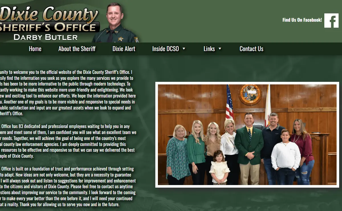 Dixie County Jail - Dixie County jail facility in Cross City, Florida, operated by the Dixie County Sheriff's Office