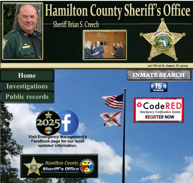 Hamilton County Jail - Hamilton County jail facility in Jasper, Florida, operated by the Hamilton County Sheriff's Office